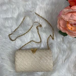 Rodo Vintage Textured Clutch Crossbody Bag